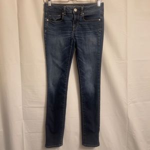 American Eagle Outfitters Skinny Jeans Size 4 Blue 29" Inseam